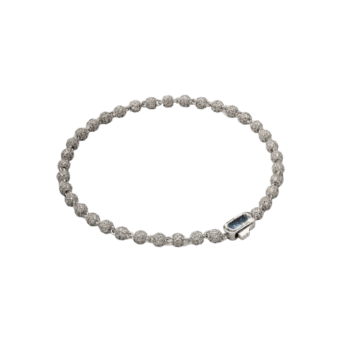 CRAFTD Iced Ball Pendant Bracelet