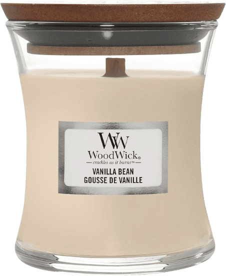 WoodWick Scented Candle with Crackling Wick - Vanilla Bean