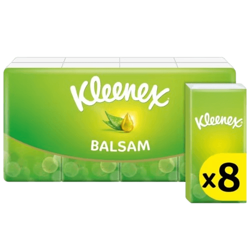 Kleenex Balsam Pocket Tissues x8