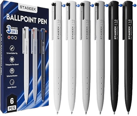 STAGEEK 6 PCS Multicolor Pen in One