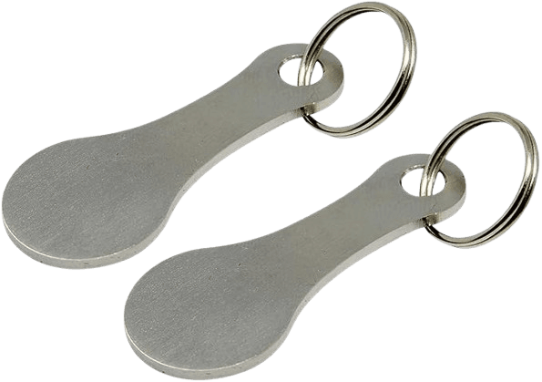 2PCS Shopping Cart Token