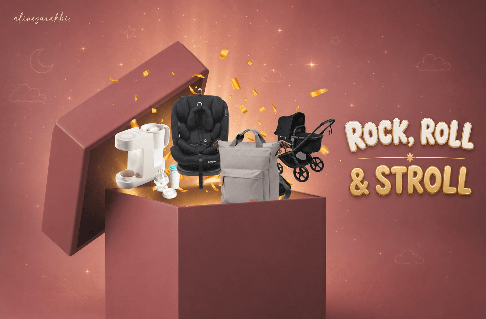 Rock, Roll & Stroll - by Aline Sarakbi