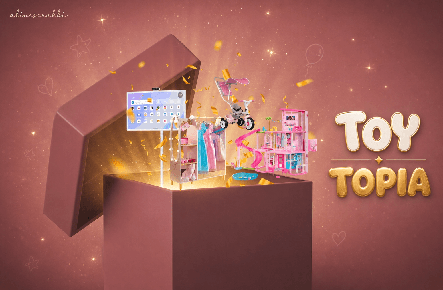 ToyTopia - by Aline Sarakbi