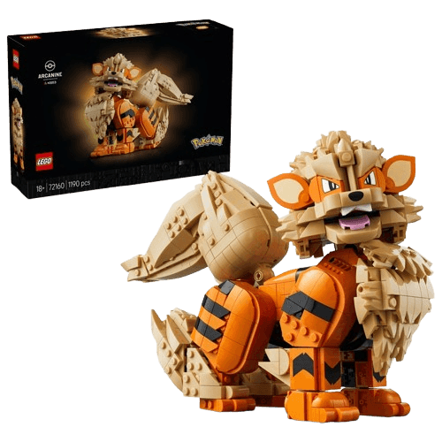 LEGO Pokémon 72160 Arcanine Set for Adults