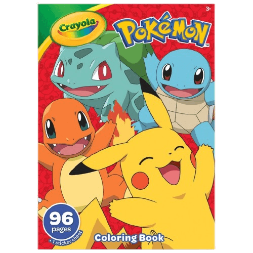 Crayola Pokémon 96 Page Colouring Book