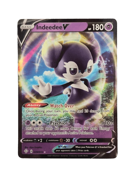 Indeedee V 039/072 Holo Shining Fates NM/M