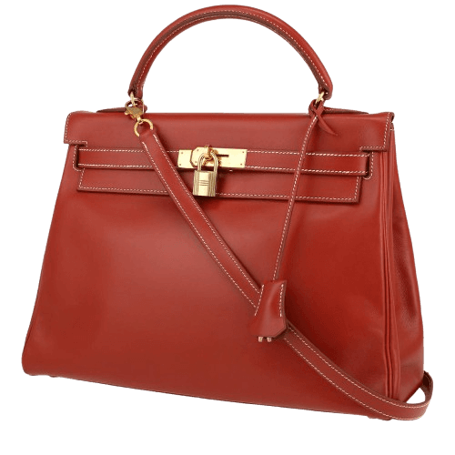 Pre-loved Hermes Kelly 32 Box Red