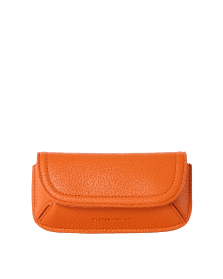 Oliver Bonas Carly Orange Sunglasses Case