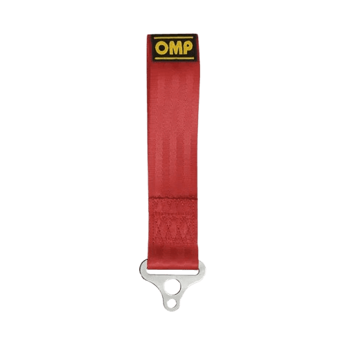 OMP Fixed Tow Strap - Red