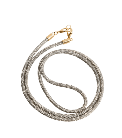 Gold Diamante Embellished Phone Strap