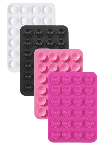 4 PCS Silicone Suction Phone Case