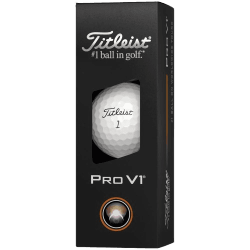 Titleist Pro V1 Golf Balls - White - 3-Ball Sleeve