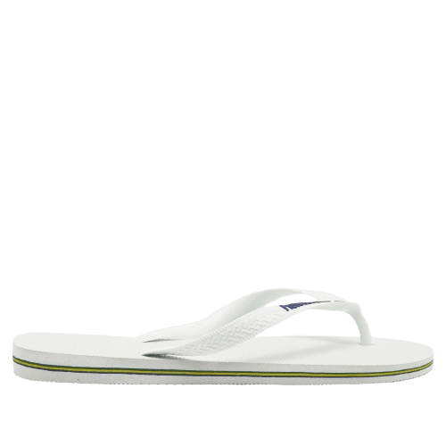 Havaianas Brasil Logo in White