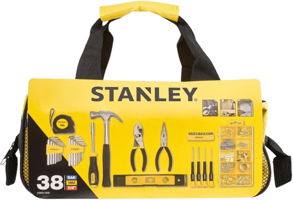 Stanley 38-Piece Mixed Tool Set with Storage Bag