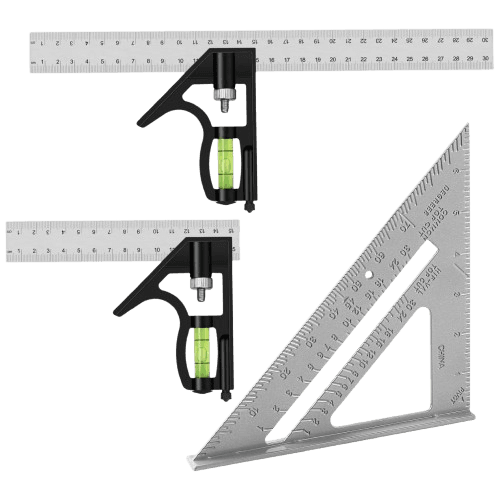 3 Pcs Square Carpentry Metal Set