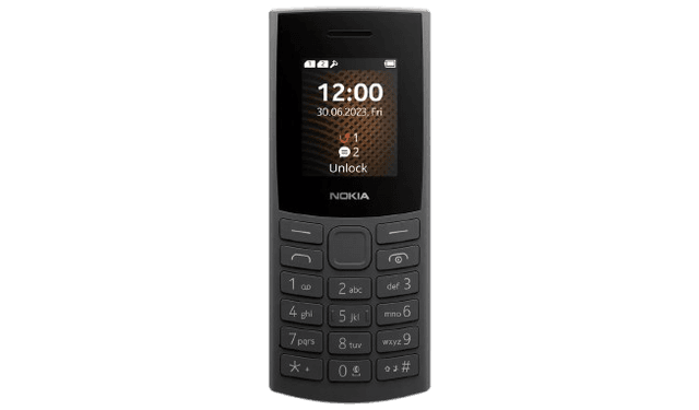 Vodafone Nokia 105 2nd Edition Mobile Phone - Charcoal
