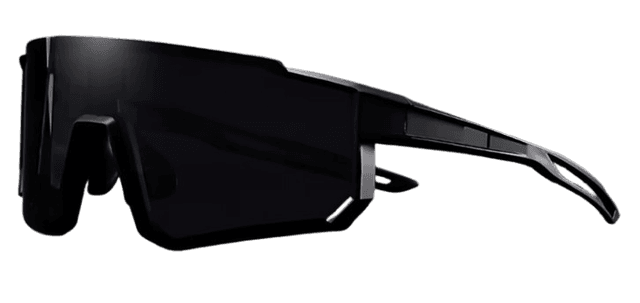 Oversized cycling sunglasses