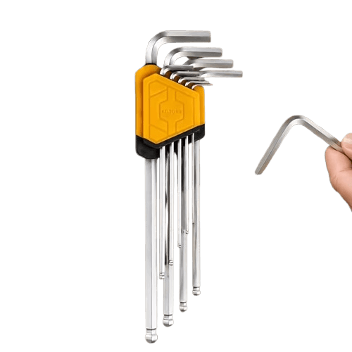 Cr-V Ball End Hex Key Wrench Set