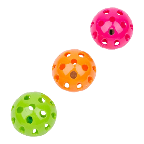 Pets at Home Rattling Catnip Ball and Bell Single Cat Toy