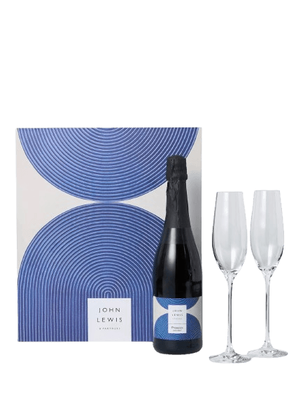 Prosecco and Crystal Glass Set