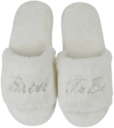 Bride to be - Women Fluffy Faux Fur Slippers