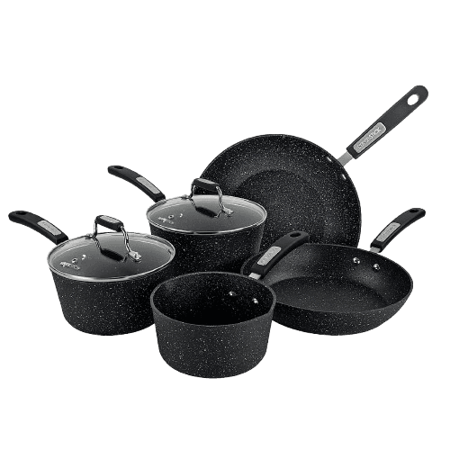 Scoville Neverstick Non-stick Aluminium 5 Piece Pan Set