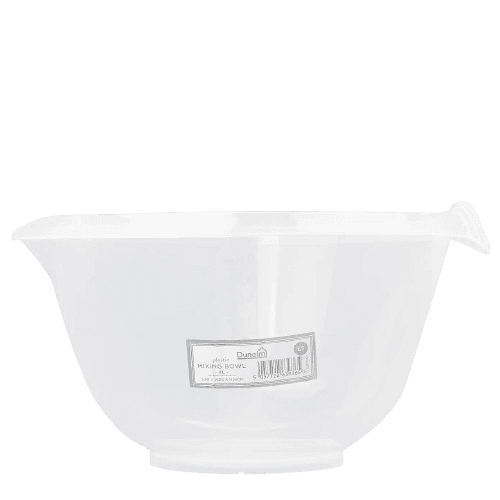 Dunelm Plastic 4L Mixing Bowl