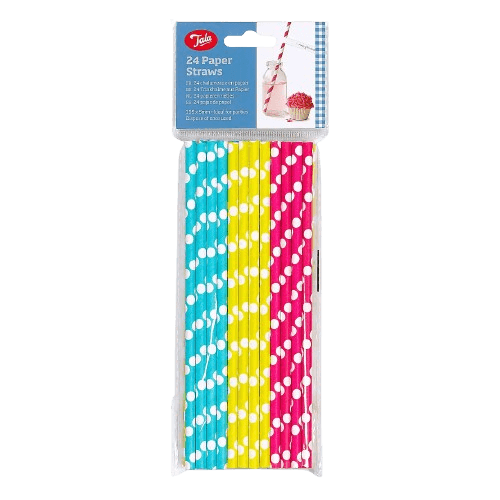 Tala Pack of 24 Paper Straws