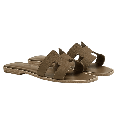 Hermès Paris Oran Étoupe Sandal