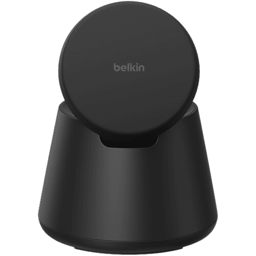 Belkin 25W Qi2 3-In-1 Magnetic Modular Wireless Charger - Black