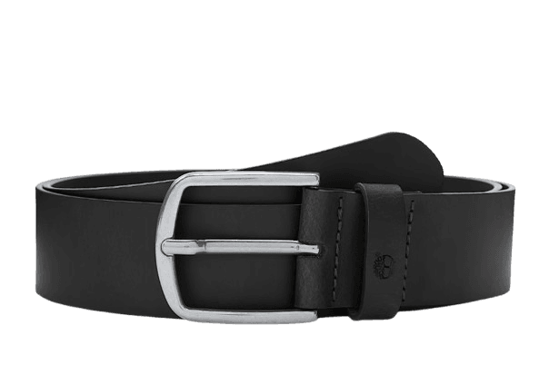 Timberland Bluff Point Leather Belt for Men in Black