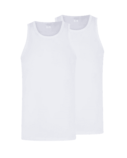 Walker Reid Classic Cotton Vest 2 Pack