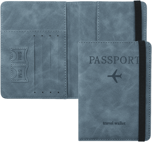 ILIYAH Passport Holder Travel Wallet