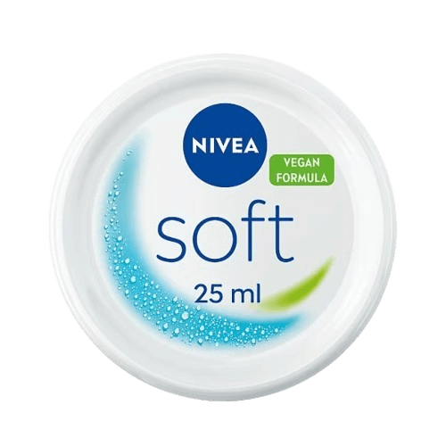 NIVEA Soft Moisturiser Cream for Face, Hands & Body, 25ml