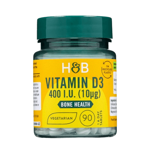 Holland & Barrett Vitamin D3 400 I.U. 10μg 90 Tablets