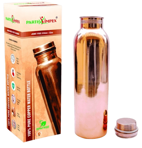PARTH IMPEX Copper Water Bottle