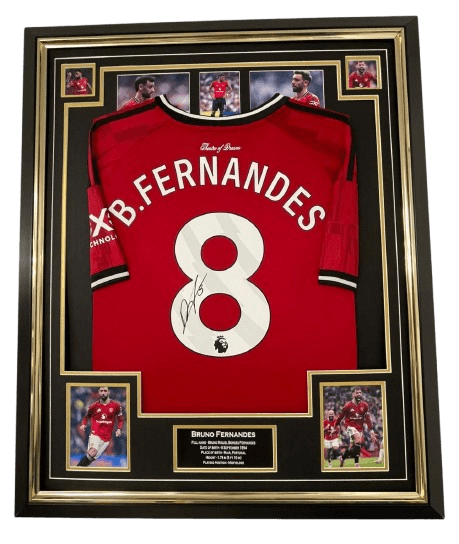 Bruno Fernandes of Manchester United Signed Shirt