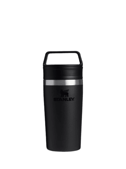 Stanley Cafe To-Go Insulated Leak-Proof Stainless Steel Travel Mug, 355ml, Black