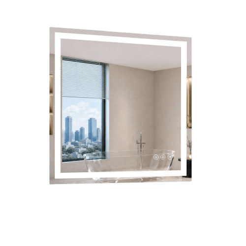 28" x 28" LED Bathroom Mirror with Lights