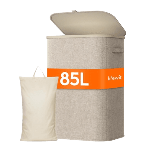 Lifewit 85L Laundry Basket with Lid