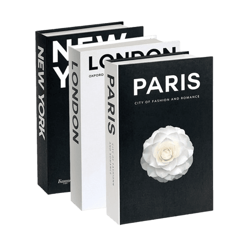 3pcs Decorative Books for Home Décor