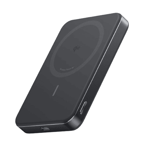 Anker MagGo Power Bank, 10,000mAh Wireless Charger, Ultra-Slim, 15W Fast Charging