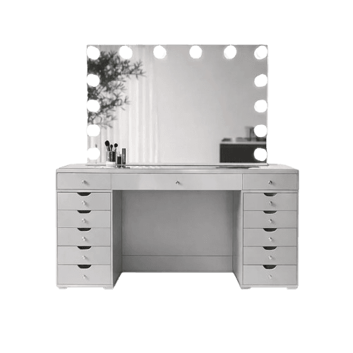Hollywood White Dressing Table Pro
