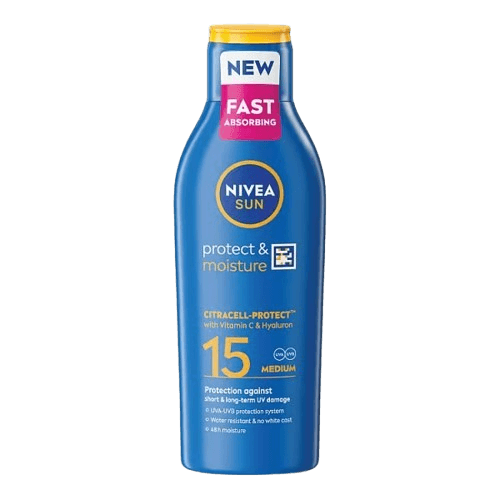 NIVEA SUN Protect & Moisture Sun Cream Lotion SPF15 200ml