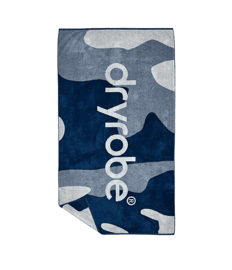 Dryrobe Blue Black Camo Beach Towel
