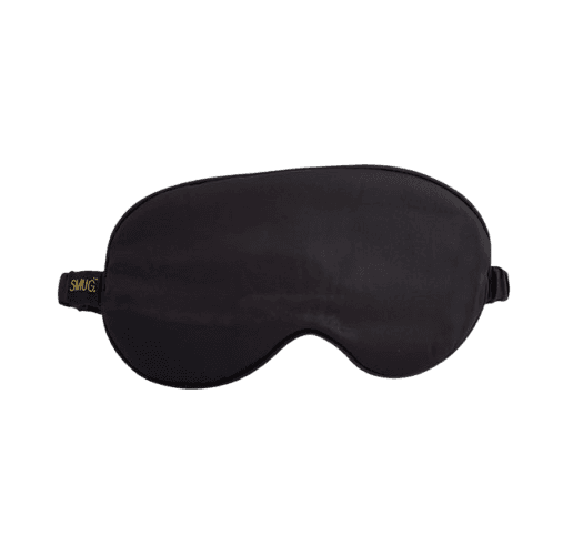 Smug Satin Sleep Mask Black