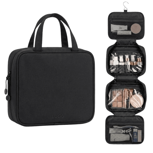 Lugg Hanging Toiletry Bag - Black