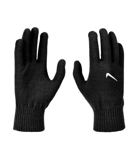 Nike Black Knit Swoosh Training Gloves