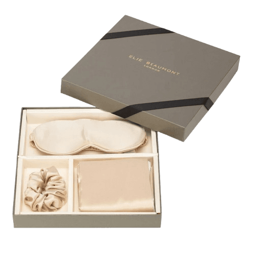 Elie Beaumont Silk Pillow Gift Set - Champagne