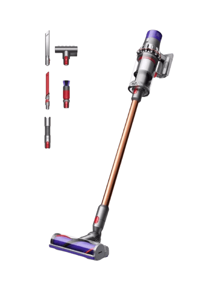 Dyson V10 Cyclone Cordless Vacuum Cleaner with Detail Cleaning Kit, Nickel/Copper